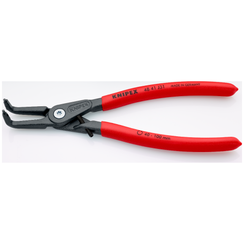KNIPEX 48 41 J31 Präzisions-Sicherungsringzange für Innenringe in Bohrungen