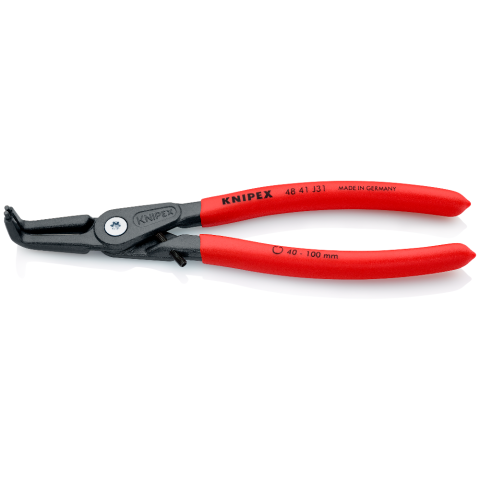 KNIPEX 48 41 J31 Präzisions-Sicherungsringzange für Innenringe in Bohrungen