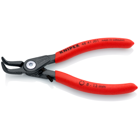 KNIPEX 48 41 J01 Präzisions-Sicherungsringzange für Innenringe in Bohrungen