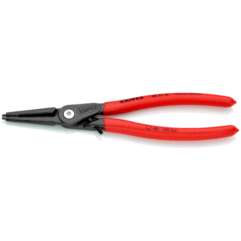 KNIPEX 48 31 J3 Präzisions-Sicherungsringzange für Innenringe in Bohrungen mit Überdehnungsschutz