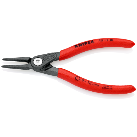 KNIPEX 48 11 J0 Präzisions-Sicherungsringzange für Innenringe in Bohrungen