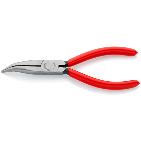 KNIPEX 25 21 160 Flachrundzange mit Schneide (Radiozange)