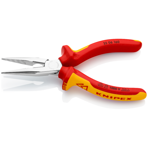 KNIPEX Pliers 2501160 Snipe Chain Nose Side Sickle with Plastic Coated  Handles. 2612200 Long Nose Pliers, Multi-Component - AliExpress