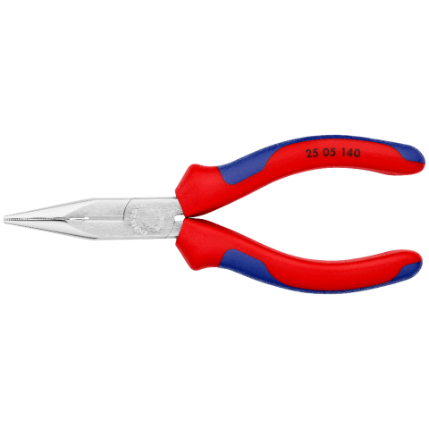 KNIPEX 25 05 140 Flachrundzange mit Schneide (Radiozange)