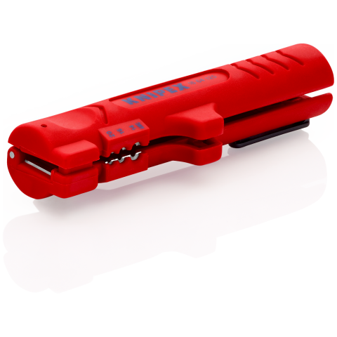 Round cable stripping shop tool