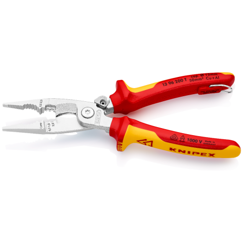 KNIPEX 13 76 200 ME Pince multifonctionnelle pour fils d'électricien,  métrique