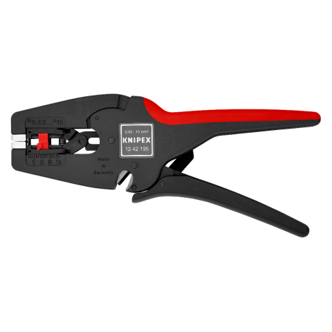 Cable outlet insulation cutter