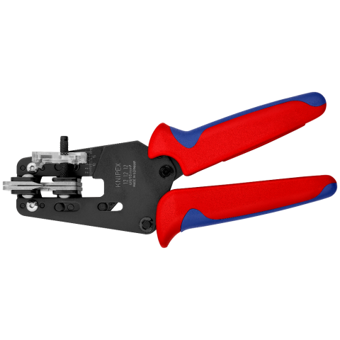 KNIPEX 12 12 12 Präzisions-Abisolierzange mit Formmessern