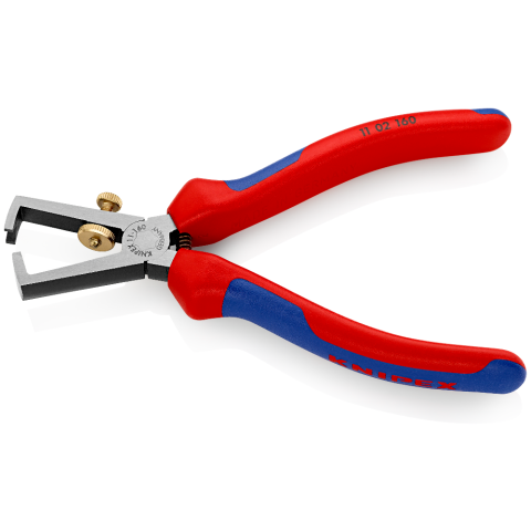 KNIPEX 11 02 160 Abisolierzange mit Öffnungsfeder, universal