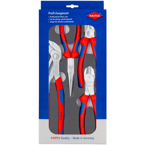 KNIPEX 00 20 01 V17 Zangen-Set in Schaumstoffeinlage