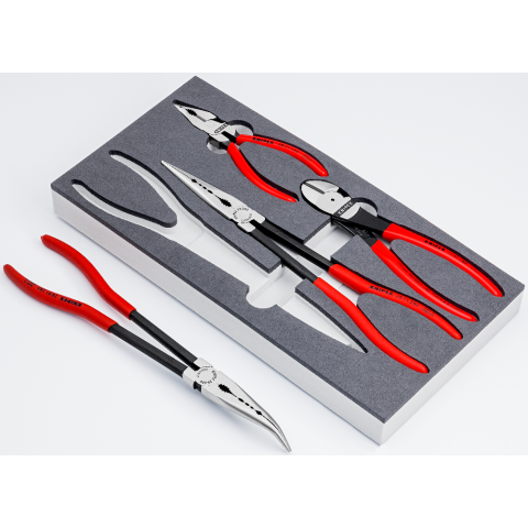 KNIPEX 00 20 01 V16 Zangen-Set in Schaumstoffeinlage