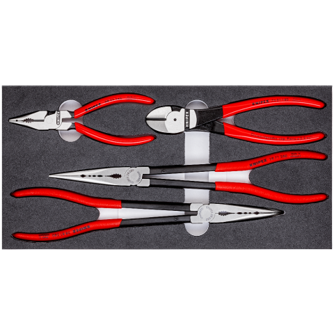 Knipex Zangen-Set in Schaumstoffeinlage 00 20 01 V16 