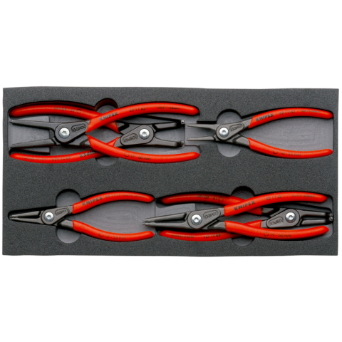 Toledo 4 Piece Plier Set in Moulded Foam Tray TPSA01