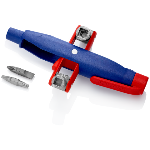 KNIPEX 00 11 07 Stiftschaltschrankschlüssel für gängige Schränke und Absperrsysteme