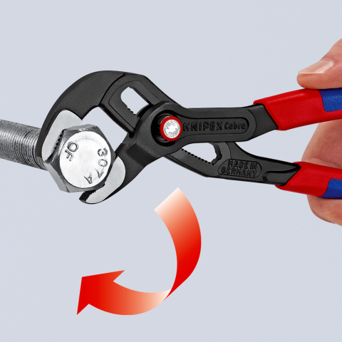 KNIPEX Cobra® QuickSet High-Tech Water Pump Pliers | KNIPEX