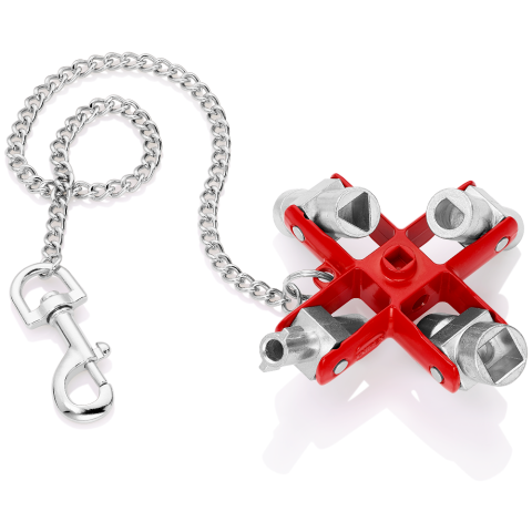 KNIPEX 00 11 06 Universal-Schlüssel für gängige Schränke und Absperrsysteme