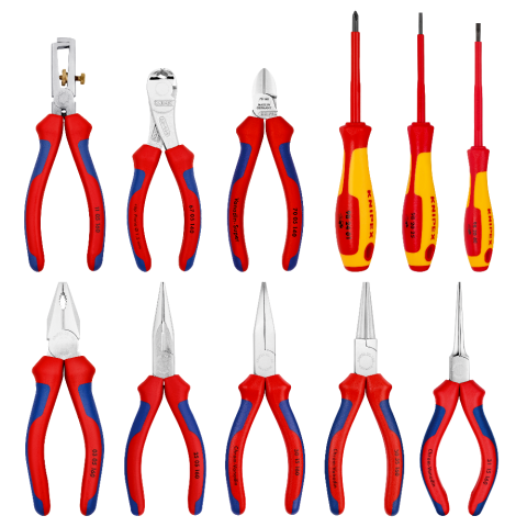 KNIPEX 00 19 41 Werkzeug-Rolltasche 11-teilig