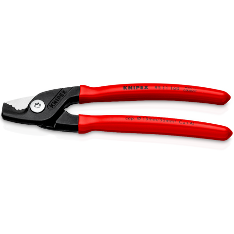 Knipex Coupe-câbles Bowden noire atramentisée, g…