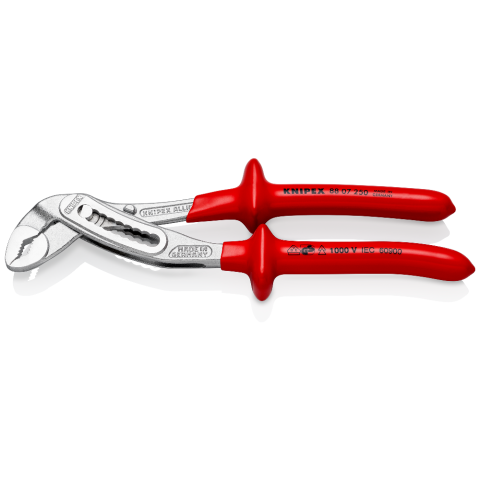 KNIPEX 98 21 45 - 10882 Destornilladores de electricista para tornillos  ranurados bruñidos VDE 180 mm