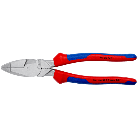 Knipex 0908240US Lineman'S Pliers Insulated W/Two-Colour Dual