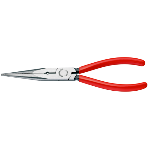 Knipex 26 22 200 T BKA Knipex Angled Long Nose Pliers w/ Cutter - Tethered Attachment
