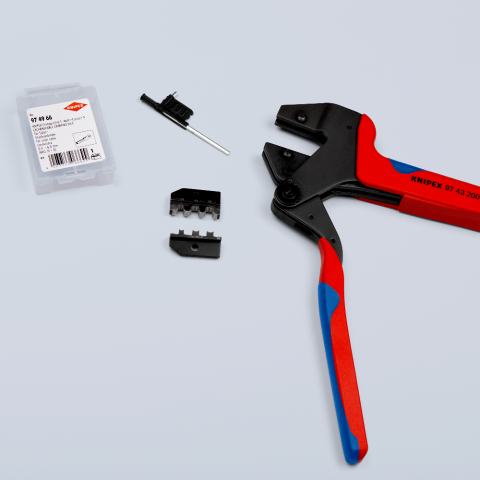 Crimp System Pliers For exchangeable crimping dies | KNIPEX