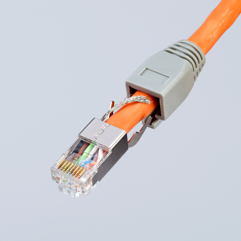 Alicate para crimpar conectores Western RJ45