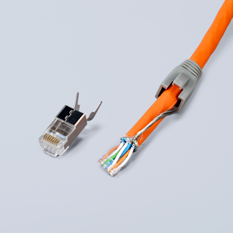 Alicate para crimpar conectores Western RJ45