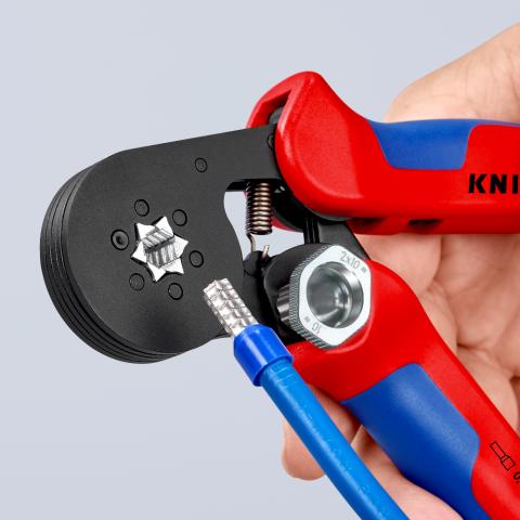 Knipex pinza crimpatrice multifunzione per capicorda, 0.5-6 mm²