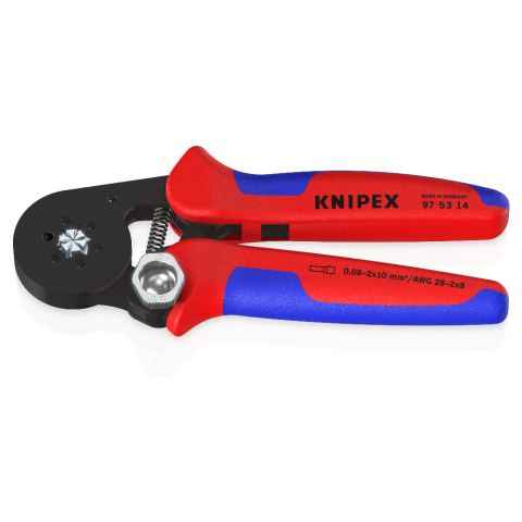 Knipex pinza crimpatrice multifunzione per capicorda, 0.5-6 mm²