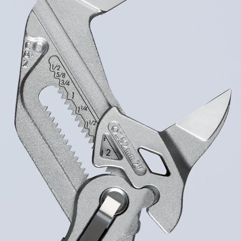 Knipex Pince-clé pince et clé à la fois chromée, gainées en plastique 150  mm 86 03 150