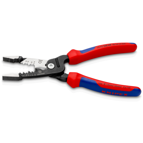 Knipex 1302614TBKA Pinza da elettricista 6 1/4 4 in 1 con attacco ancorato