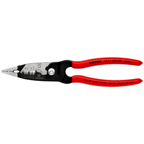 KNIPEX Alicates de crimpado para virolas de alambre aisladas y no aisladas