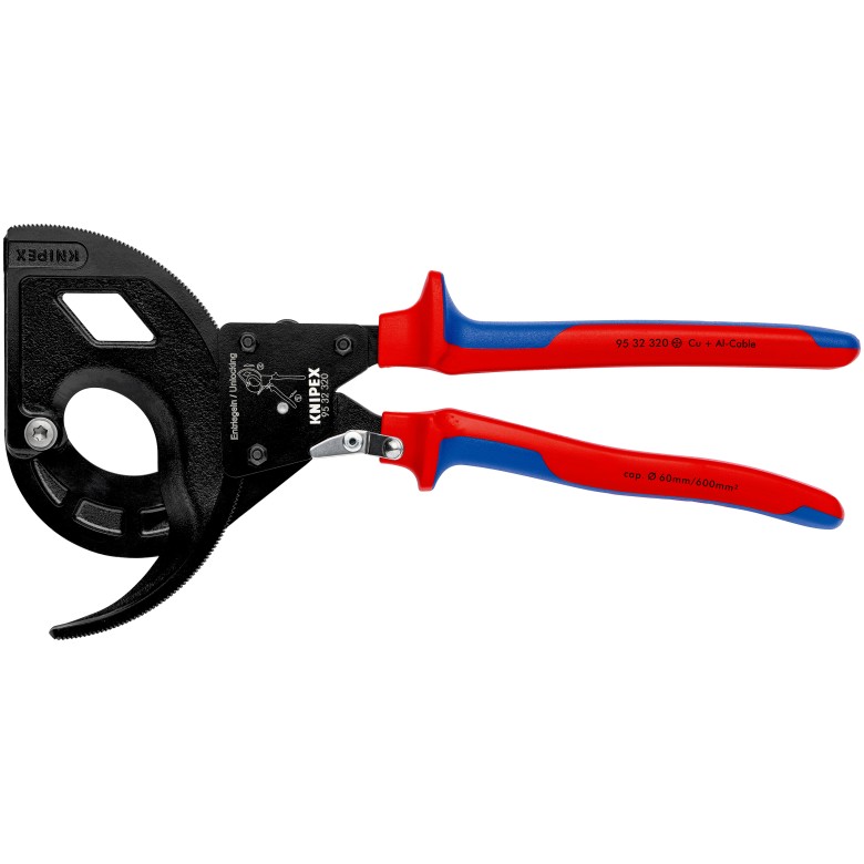 Cable Cutter (ratchet principle, 3stage) Knipex