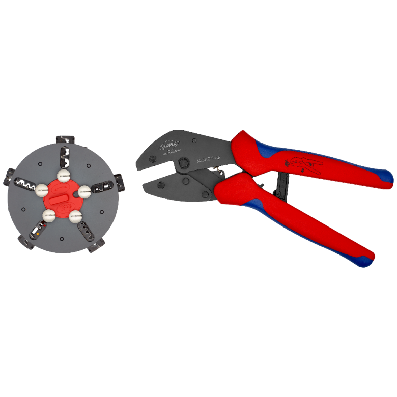 KNIPEX MultiCrimp® Lever Action Crimping Pliers with changer magazine KNIPEX