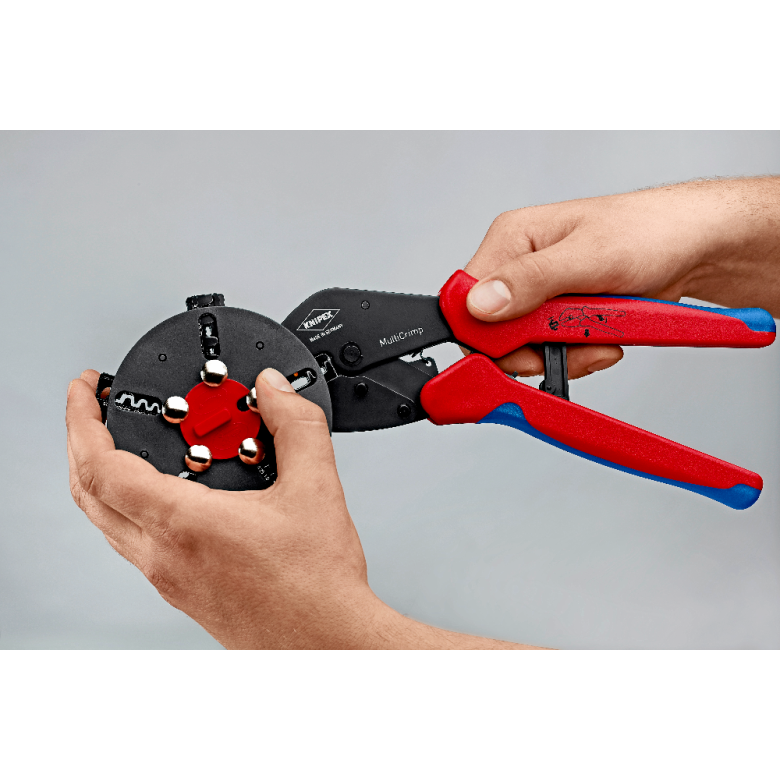 KNIPEX MultiCrimp® Lever Action Crimping Pliers with changer magazine KNIPEX