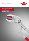 KNIPEX Pinces à siphons et connecteurs